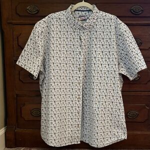 johnnie-O Men’s Barkley Hangin’ Out S/S Button Down Shirt 2XL